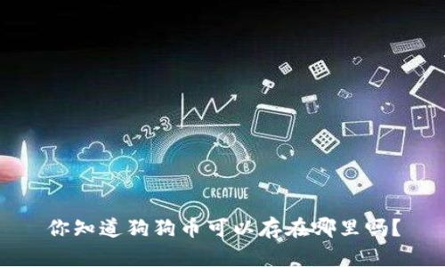 你知道狗狗币可以存在哪里吗？