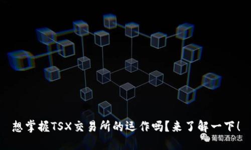 想掌握TSX交易所的运作吗？来了解一下！