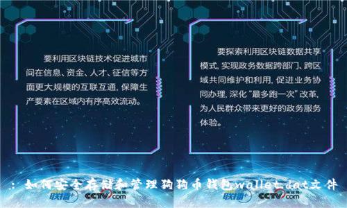 : 如何安全存储和管理狗狗币钱包wallet.dat文件